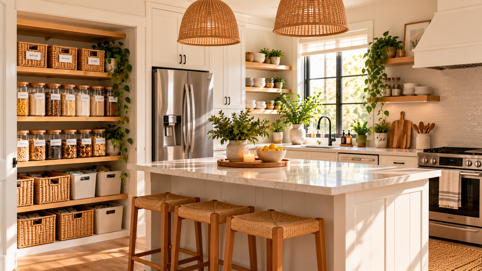 Organized whole-home space